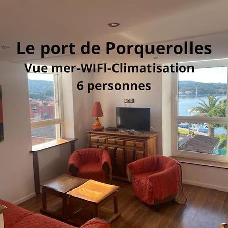 Ile De Porquerolles : T3 Climatise Vue Mer Eksteriør bilde